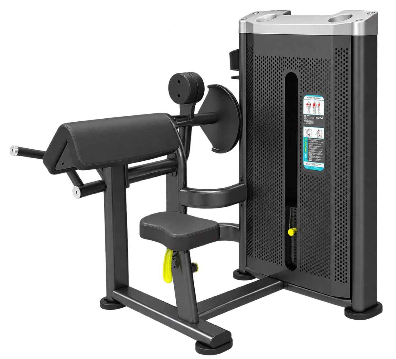 Commercial Preacher Curl Machine Isolated_11zon (1) BICEPS CURL ST-9 - Image 1